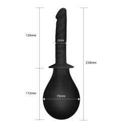 LoveToy Poire de lavement anal Flexible 12 x 2 cm
